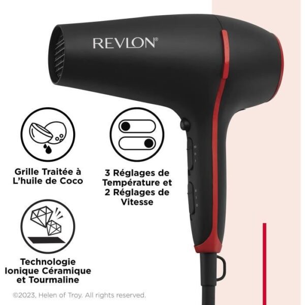 Buy with crypto Smooths Smoothstay Revlon RVDR5317 - Infused with coconut oil + volummer diffuser-5