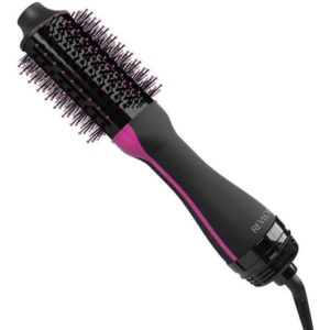 Buy with crypto REVLON RVDR5282UKE - One Step Volumizing Hair Dryer - Short to Medium Hair - Oval Brush - Mixed Bristle - 3 Settings-1