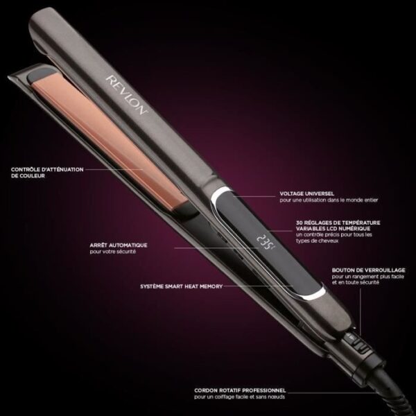 Buy with crypto REVLON RVST2175E - Straightener Salon Straight Copper Smoth Styler-3