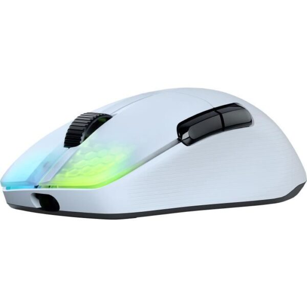 Buy with crypto ROCCAT Kone One Pro Air White High Performance Ergonomic Gaming Mouse-2