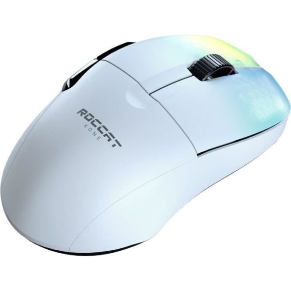 Buy with crypto ROCCAT Kone One Pro Air White High Performance Ergonomic Gaming Mouse-3