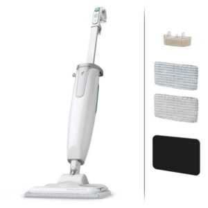 Buy with crypto Rowenta Steam Power steam cleaner - without chemicals - eliminates up to 99.9% of germs and bacteria - white RY6557WH-1