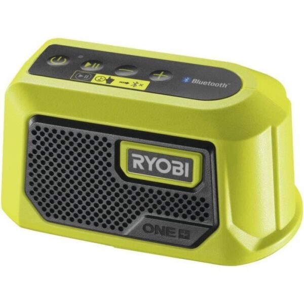 Buy with crypto RYOBI 18V ONE + Compact Bluetooth Speaker RBTM18-0-1