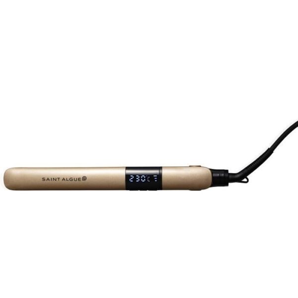 Buy with crypto SAINT ALGUE 3963 - Demeliss GOLD hair straightener - Ceramic coating - Ultra-thin floating plates - 150 to 230 ° C - Black / Gold-2