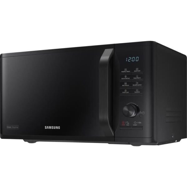 Buy with crypto Solo microwave - Samsung - MS23K3555E - Black - 23L - Electronic control + button - Hold holder function-3