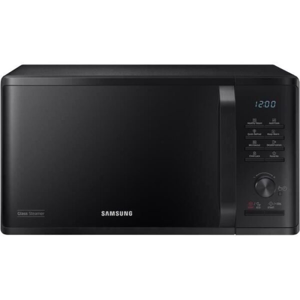 Buy with crypto Solo microwave - Samsung - MS23K3555E - Black - 23L - Electronic control + button - Hold holder function-1