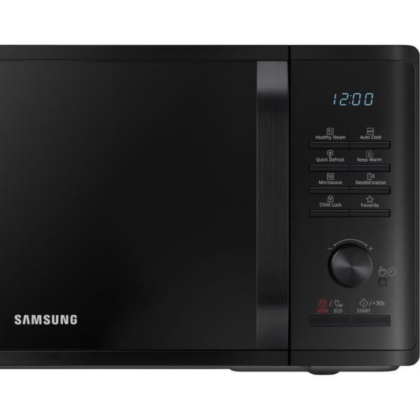 Buy with crypto Solo microwave - Samsung - MS23K3555E - Black - 23L - Electronic control + button - Hold holder function-4