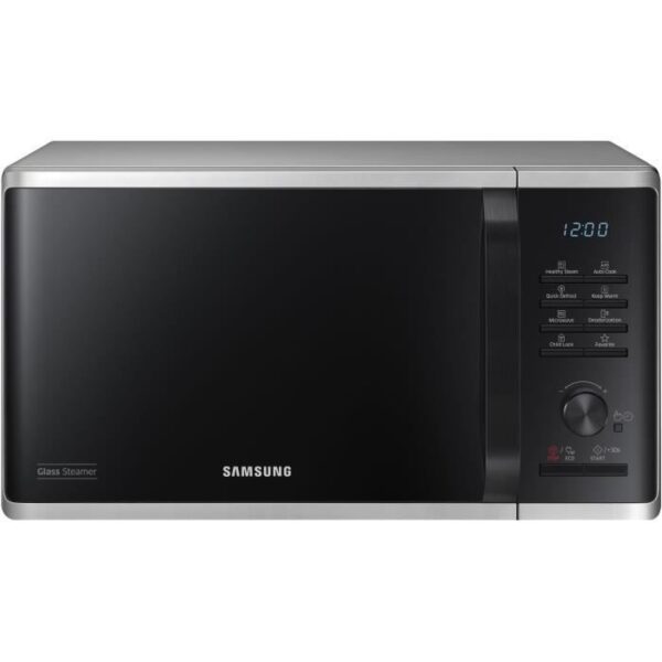 Buy with crypto Solo microwave - Samsung - MS23K3555es - Stainless steel - 23L - Electronic control + button - Hold holder function-1