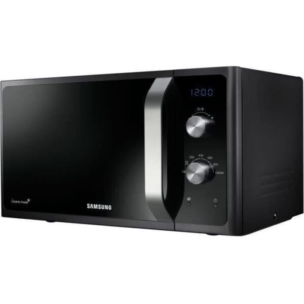 Buy with crypto SAMSUNG SOLO microwave MS28F303EFK - Black - 35.7 cm x 35.7 cm x 25.5 cm - 28 L-2