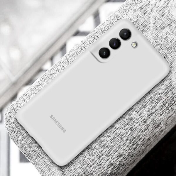 Buy with crypto Silicone Case G S21FE White-3