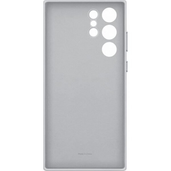 Buy with crypto Leather case G S22Ultra Light gray-1