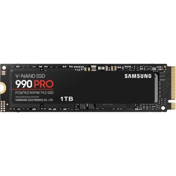 Buy with crypto Samsung 990 PRO - SSD hard drive - 1 TB - PCIEGEN4.0 X4 - NVME2.0 - M.2 2280-3