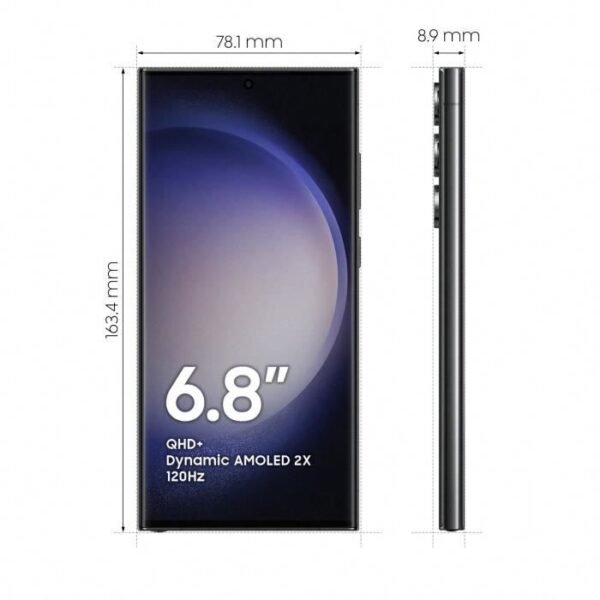 Buy with crypto Samsung Galaxy S23 Ultra 256GB Noir-3