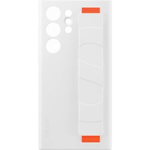 Buy with crypto Samsung Silicone shell with Laniere Galaxy S23 Ultra White-1