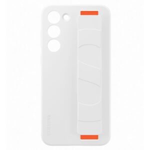 Buy with crypto Samsung silicone shell with Laniere S23+ White-1