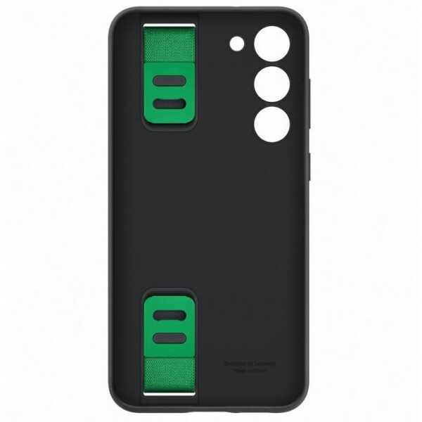 Buy with crypto Samsung silicone shell with Laniere S23+ Black-2