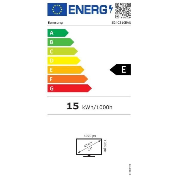 Buy with crypto PC screen - Samsung - S24C310EAU - 24 FHD - IPS slab - 5 ms - 75 Hz - HDMI / VGA-4