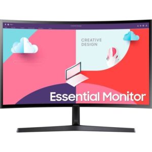 Buy with crypto Curved PC screen - Samsung S24C366EAU - 24 FHD - VA slab - 4 ms - 75Hz - HDMI / VGA - AMD FREESYNC-1