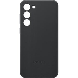 Buy with crypto Samsung Galaxy S23+ black leather shell-1