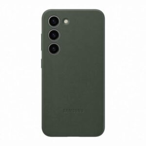 Buy with crypto Samsung Galaxy S23 Green Leather Shell-1