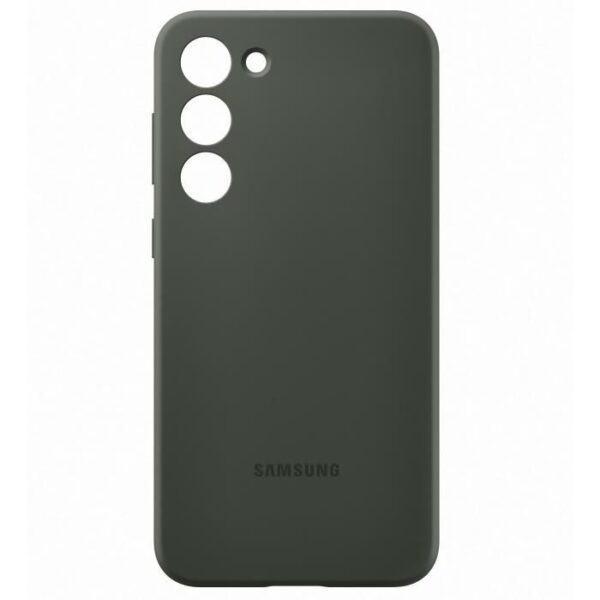 Buy with crypto Samsung S23+ Khaki silicone shell-2