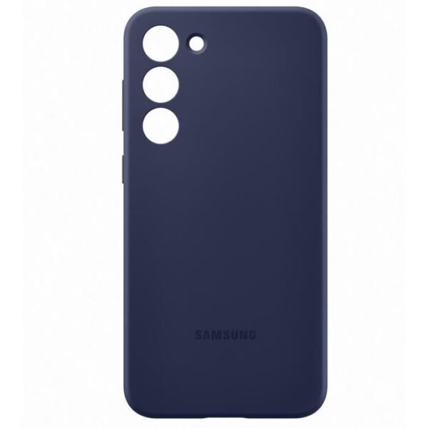 Buy with crypto Samsung S23+ Navy silicone shell-2