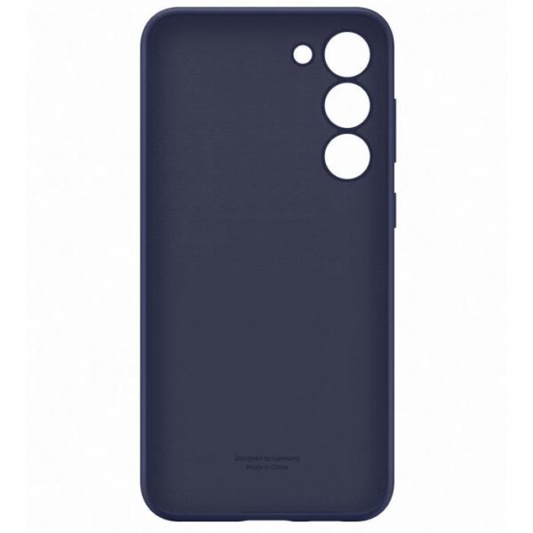 Buy with crypto Samsung S23+ Navy silicone shell-3