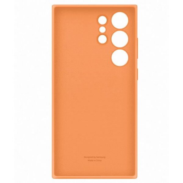 Buy with crypto Samsung S23 Ultra Orange silicone shell-2