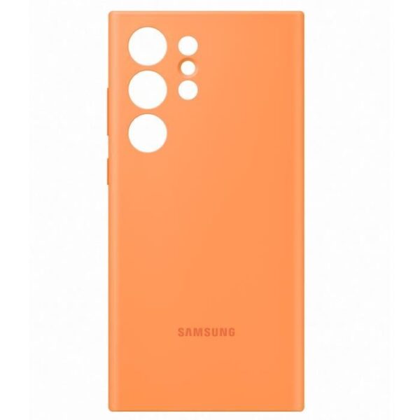 Buy with crypto Samsung S23 Ultra Orange silicone shell-1