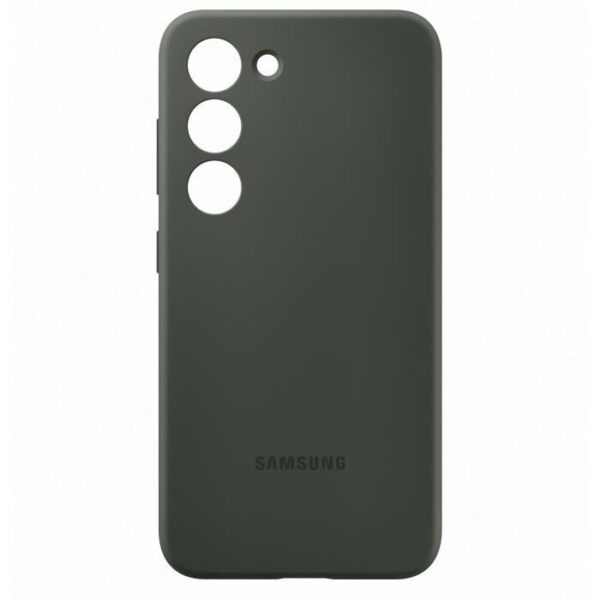 Buy with crypto Samsung S23 Khaki silicone shell-2