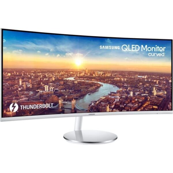 Buy with crypto Curved PC screen - Samsung C34J791WTP - 34 '' UwqHD - SAD SAD - 4 ms - 100Hz - HDMI / DISPLAYPORT / THUNDERBOLT - AMD FREESYNC-4