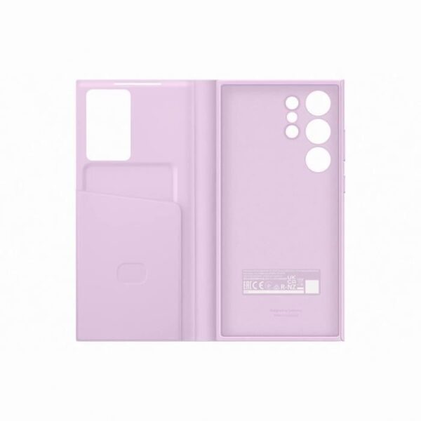 Buy with crypto Samsung Smart View case with G S23 ultra lilac card holder-5