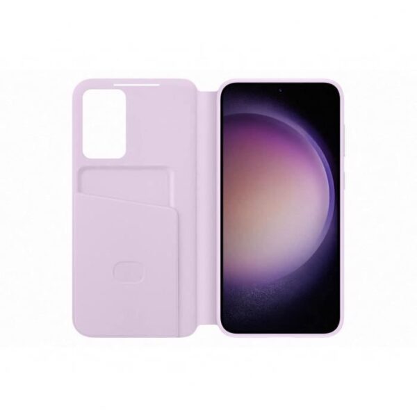 Buy with crypto Samsung Smart View case with Galaxy S23+ Lilas Carte Carte-3