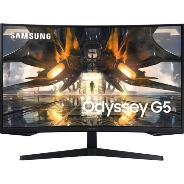 Buy with crypto Curved gaming pc screen - Samsung - Odyssey G5 - G55A S32AG550EP - 32 '' WQHD - DALLE VA - 1 ms - 165Hz - HDMI / DP- FREESYNC-4