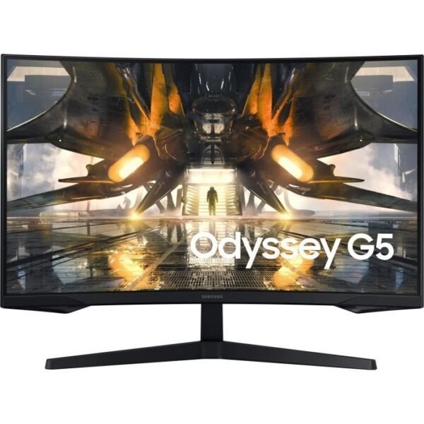 Buy with crypto Curved gaming pc screen - Samsung - Odyssey G5 - G55A S32AG550EP - 32 '' WQHD - DALLE VA - 1 ms - 165Hz - HDMI / DP- FREESYNC)-6