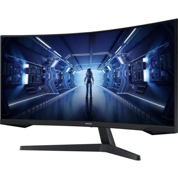 Buy with crypto Curved gaming pc screen - Samsung - Odyssey G5 - G55T C34G55TWP - 34 '' UwqHD - SAD - 1 MS - 165Hz - HDMI / Displayport / USB)-6