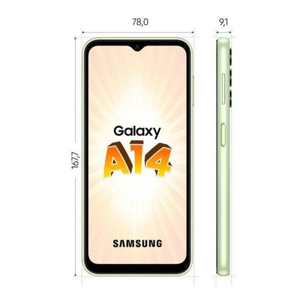 Buy with crypto Samsung Galaxy A14 4G Lime 64 GB-3