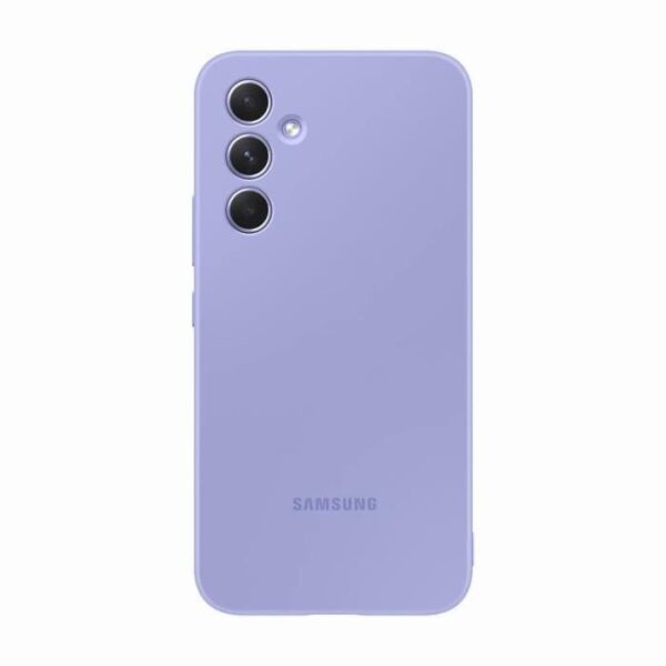 Buy with crypto Samsung silicone shell Galaxy A54 Violet-1