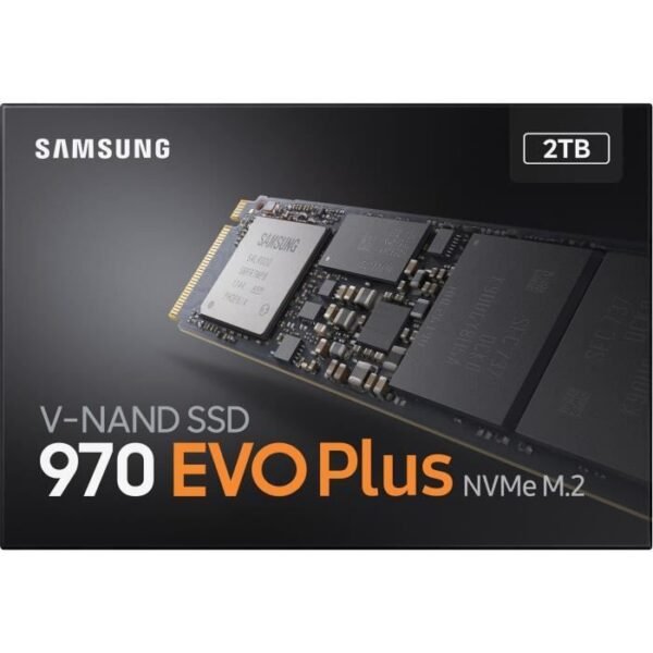 Buy with crypto SAMSUNG - Internal SSD - 970 EVO PLUS - 2TB - M.2 (MZ-V7S2T0BW)-2