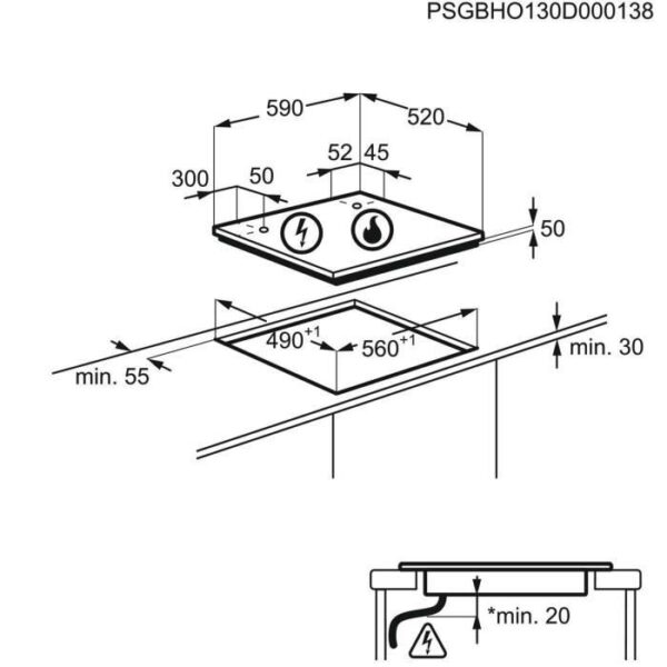 Buy with crypto Samsung induction table - 4 zones - L59 x D57 cm - NZ64M3NM1BB/UR-4