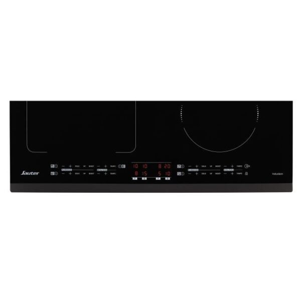 Buy with crypto Sauter induction hob - 4 fireplaces - L60 x P51cm - SPI4664B - 7200W - Glass Reception - Black-3