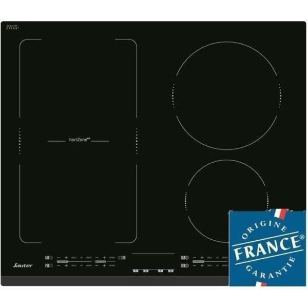 Buy with crypto Sauter induction hob - 4 fireplaces - L60 x P51cm - SPI4664B - 7200W - Glass Reception - Black-1