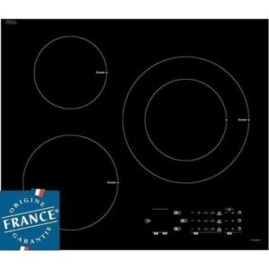 Buy with crypto Induction hob - Sauter - 3 zones - 7200 W - L60 x D52 cm - Glass Revetement - Black - SPI6300-1