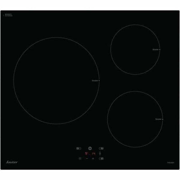 Buy with crypto SAUTER SI934B - Induction hob - 3 burners - 8300W - L60 cm - Black-2