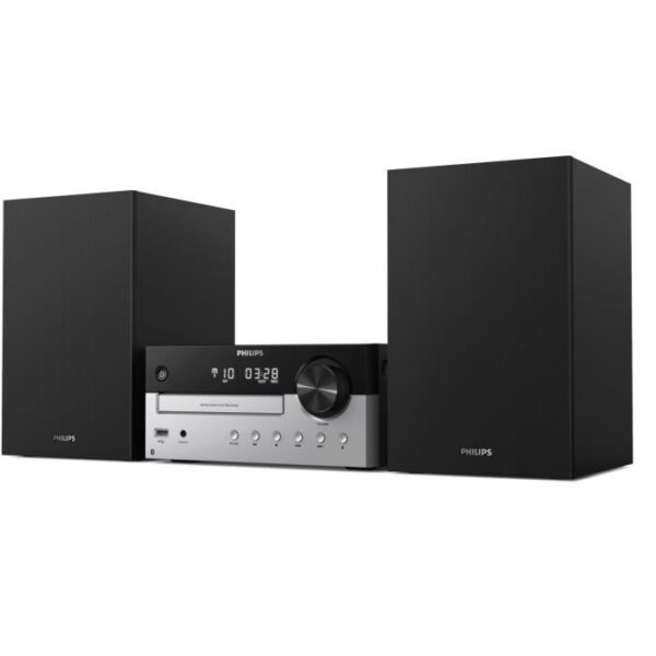 Buy with crypto PHILIPS TAM4205 - Micro Hi-fi 60W - Bluetooth - CD / MP3 / USB / FM - Audio input - Bass Reflex speakers-2