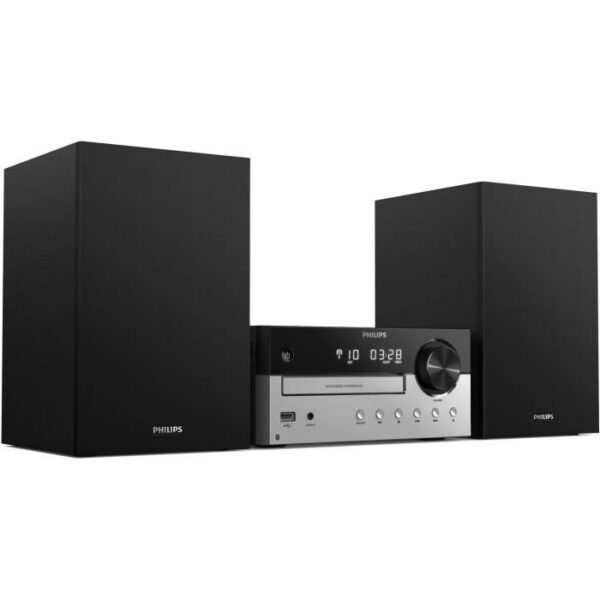 Buy with crypto PHILIPS TAM4205 - Micro Hi-fi 60W - Bluetooth - CD / MP3 / USB / FM - Audio input - Bass Reflex speakers-3