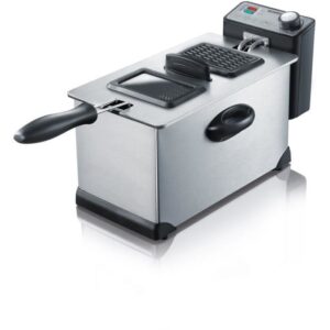 Buy with crypto Severin FR2431 Frying - capacity 3 L - Removable tank - Control porthole - Garanty without splash - Adjustable thermostat-1
