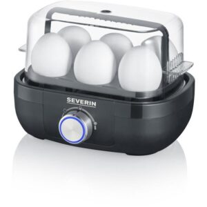 Buy with crypto SEVERIN EK3166 Cait -oeufs for 1 to 6 eggs - 420 W - Black-1