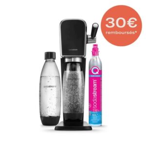 Buy with crypto Sodastream soda machine - + sparkling water machine black art pack dishwasher-1