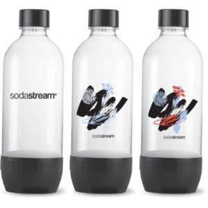 Buy with crypto SODASTREAM Gazedification bottle Pet 1 L Color Bubbles - Lot of 3-1